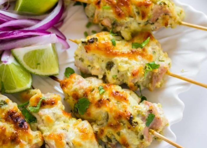 Murgh Malai Tikka Skewers
